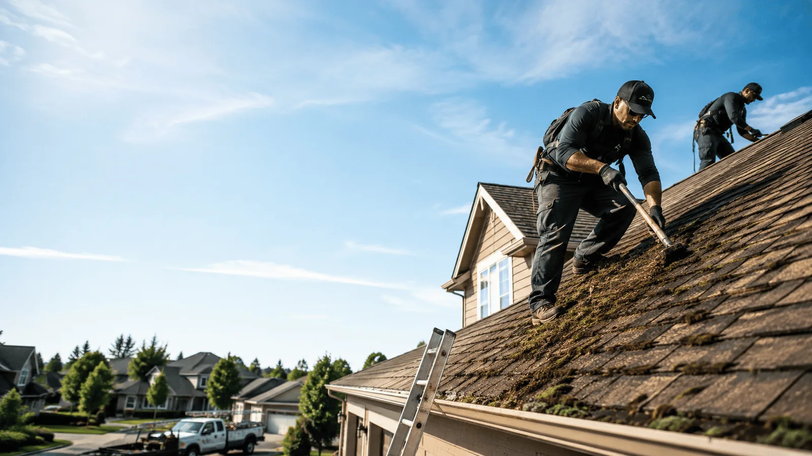 Roof Moss Removal in Linn Grove, IA near me